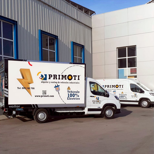 Renting de vehículos industriales en Alicante con Primoti