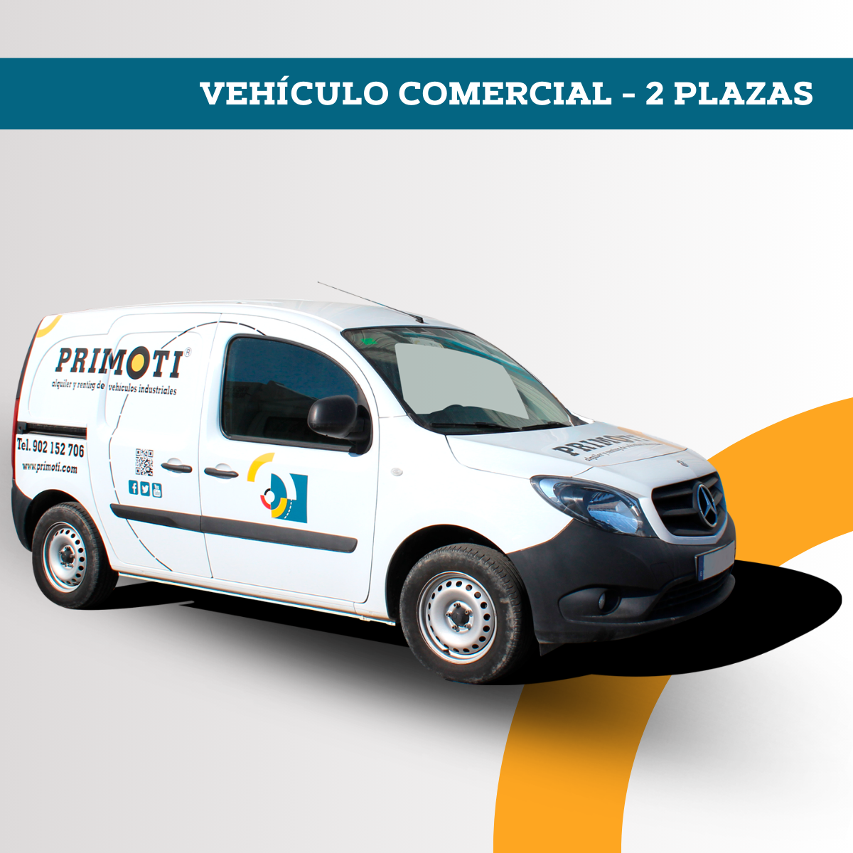 vehiculo comercial 2 plazas